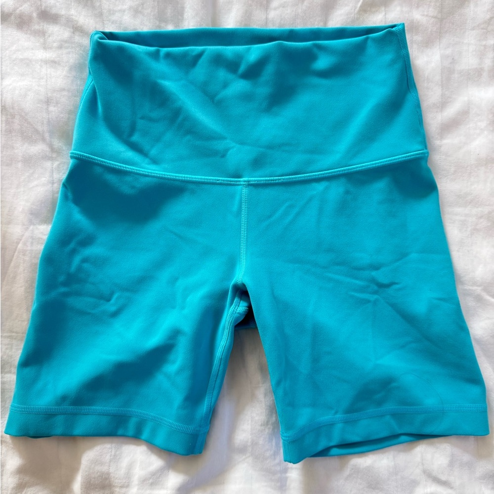 SOLD Lululemon Teal Biker Shorts